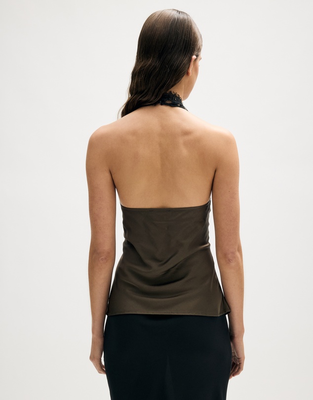 Minima Esenciales - Rume Halter Lace Top