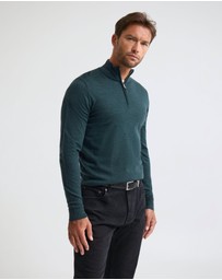 Oxford - Merino Zip-Neck Wool Pullover