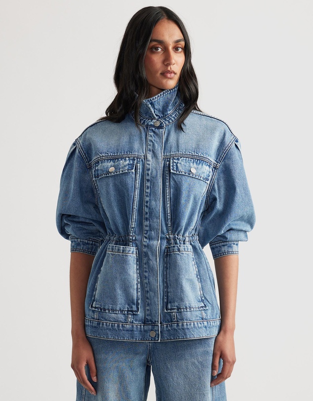 Decjuba - Alyssa Cinched Denim Jacket