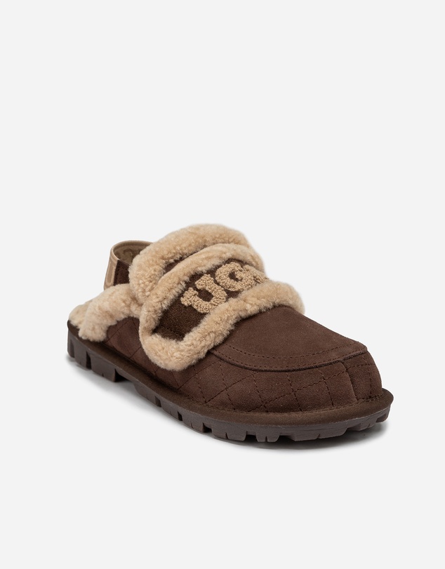 Ozwear Connection Uggs - UGG Violet Matelassé Shearling Slipper (Elastic Logo, Detachable Feature)