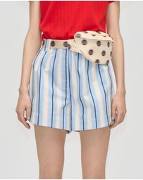 Stine Goya - Elasticated Shorts With Tab