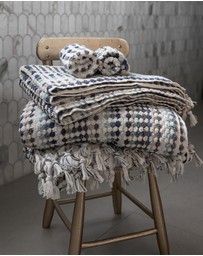 Miss April - Pompom Hand Towel