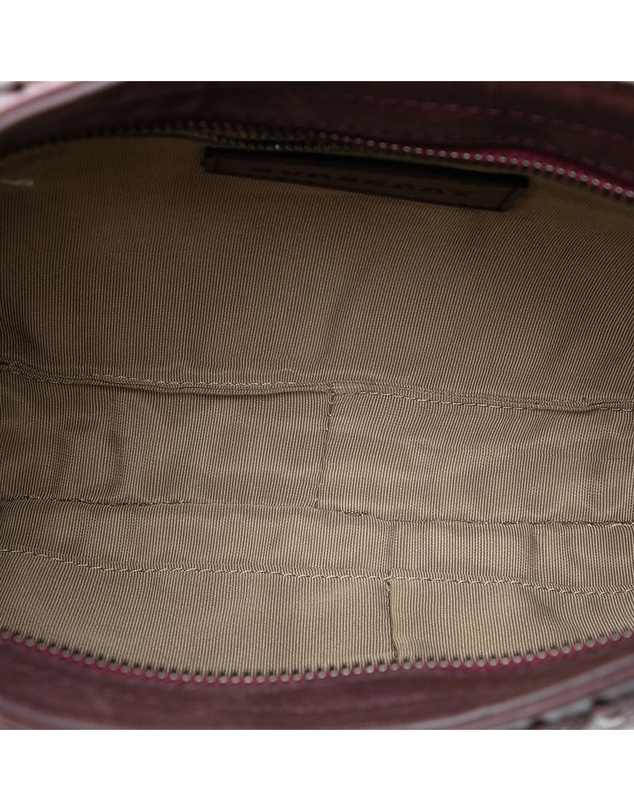 Pre-Loved by Azura Reborn - Pre-Loved Supernova Check Coated Canvas Star Studded Hernville Hobo
