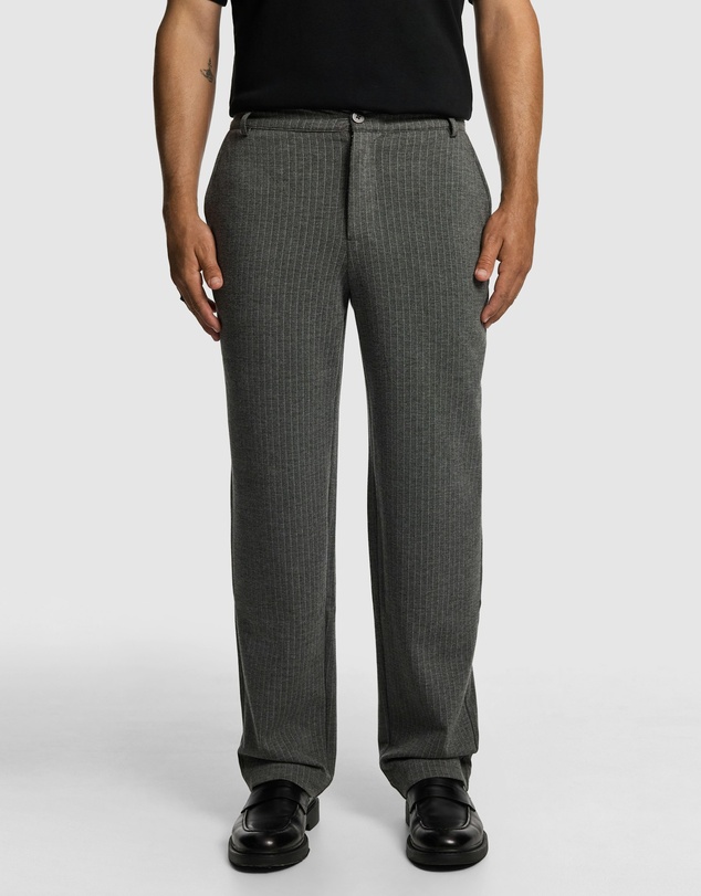 yd. - Phoenix Pinstripe Wide Chino