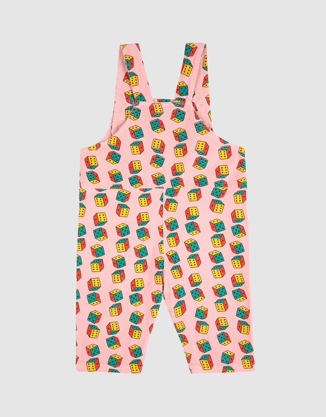 Bobo Choses - Dices All Over Micro Corduroy Dungaree - Babies