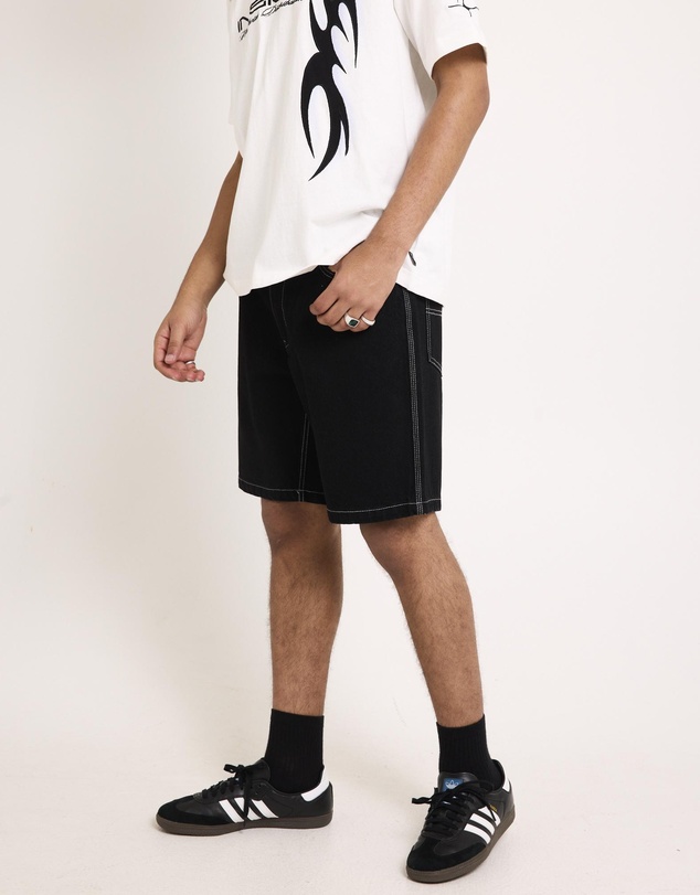 Insight - Knocker Contrast Stitch Jort