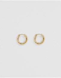 Country Road - Tarnish-resistant Large Wide Hoop