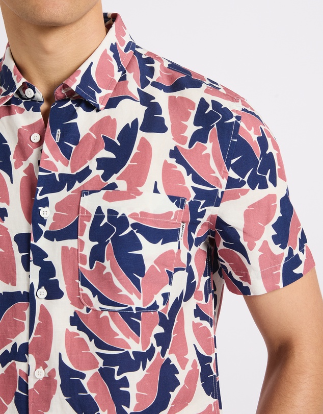 Marcs - Identity Leaf Linen Mix Shirt