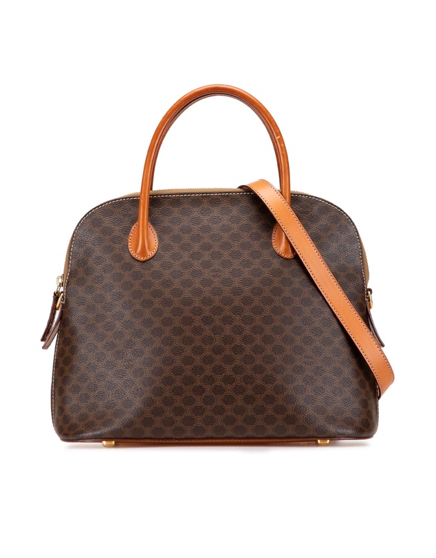 Pre-Loved by Azura Reborn - Pre-Loved Macadam Coated Canvas Dome Satchel