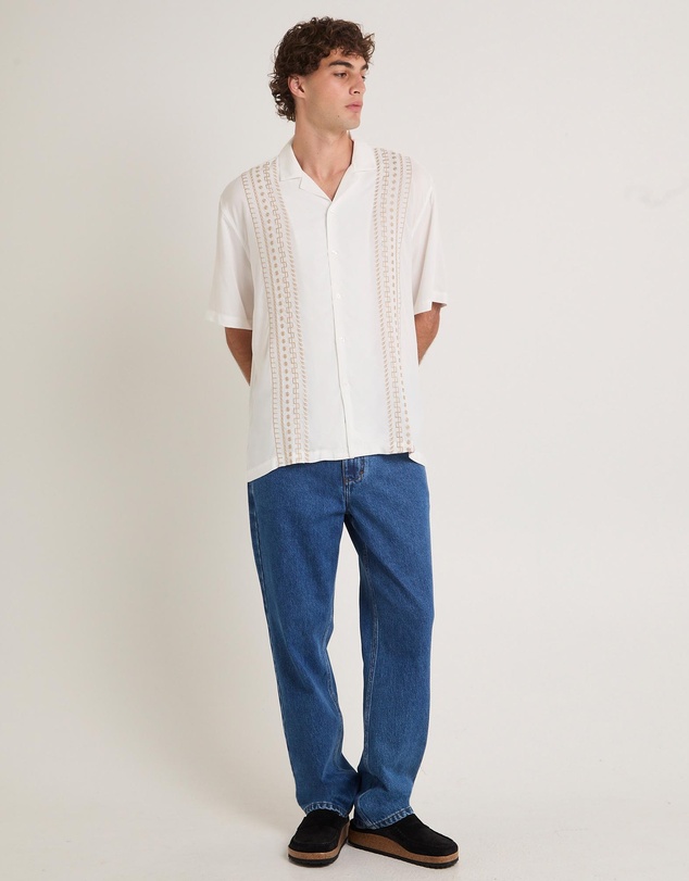 Arvust - Capri Embroidered Short Sleeve Resort Shirt