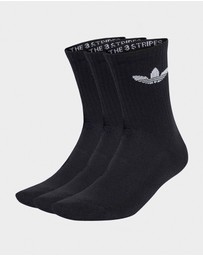 adidas Originals - 3 Pairs Pack Trefoil Crew Sock Cushion
