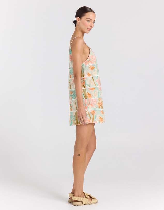 Poolside Paradiso - Dreamtime V Slip Dress - Jewel