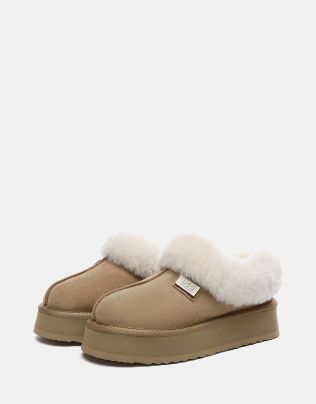 EVERAU - EverAU Ugg Gabri Cow Suede Upper House Shoes