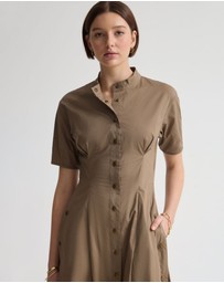 Oxford - Olyvia Snaps Midi Dress