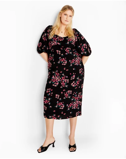 City Chic - Blake Print Dress