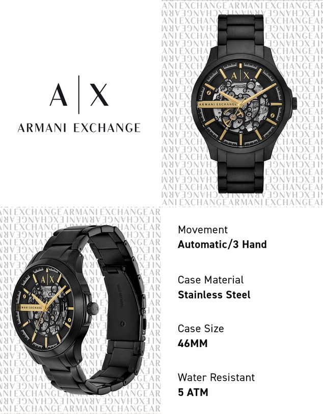 Armani Exchange - Black Automatic Watch
