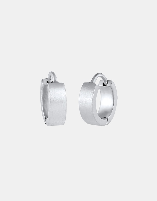 Kuzzoi - ICONIC EXCLUSIVE - Classic Hoop Earrings in 925 Sterling Silver