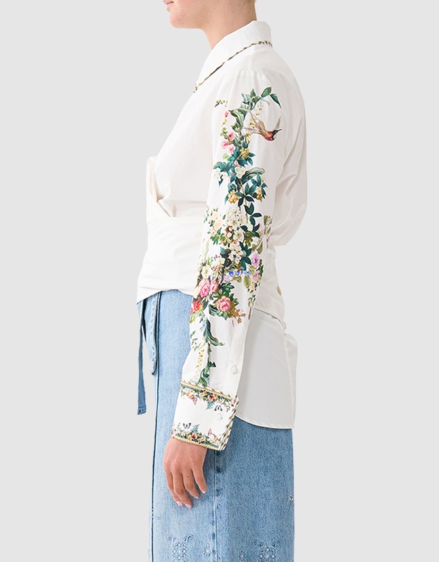 Camilla - Front Wrap Shirt