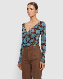KIVARI - Nieve Mesh Top