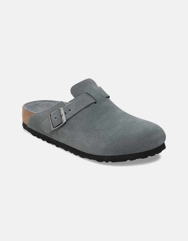 Birkenstock - Boston SFB Tonal Footbed Suede Leather Narrow - Unisex
