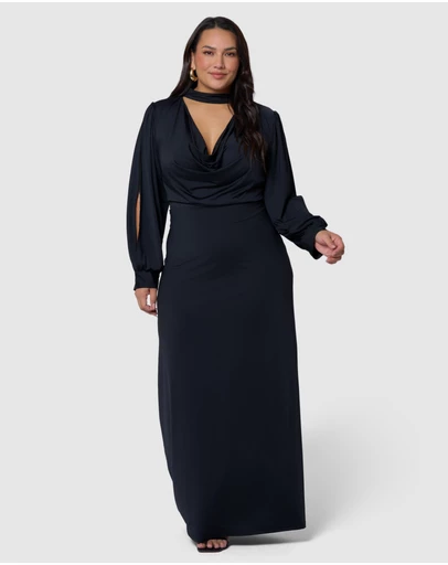 Pink Dusk by Curve Project - Hot Spell Maxi Dress