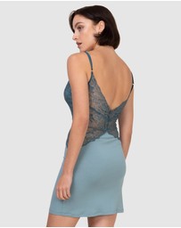 Oh!Zuza - V Neck Viscose & Lace Chemise