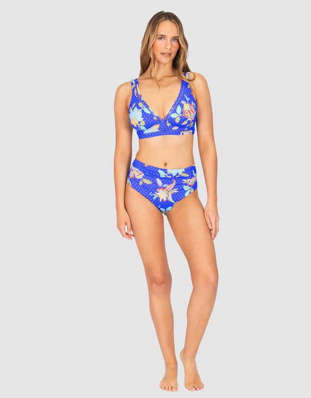 Baku Swimwear - Spice Temple D/DD Cup Longline Bikini Bra Top