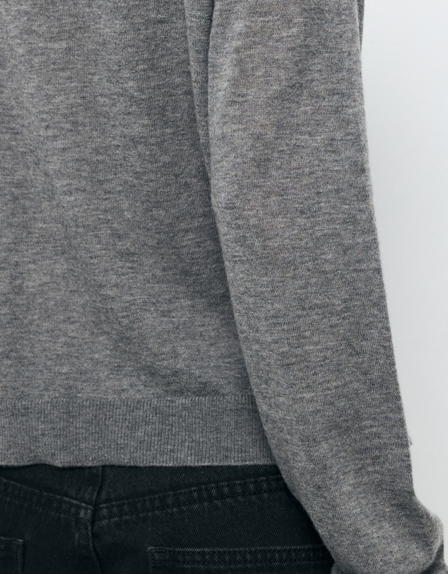 AERE - Asha Semi-Sheer Merino Wool Henley Top