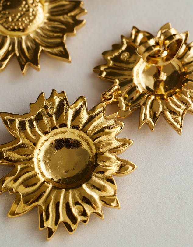 Native Sol - Follow The Sunshine - Sunflower Earrings