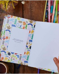 Write to Me - Pen To Paper. Lined Journal. Collage