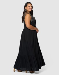 The Poetic Gypsy - Azura Embellished Maxi Dress