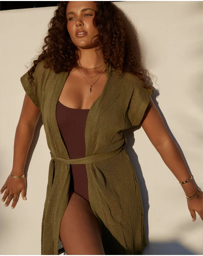Arms Of Eve - Venice Robe - Pistachio