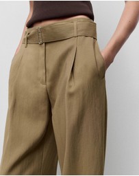 M.N.G - Paperbag Trousers With Belt