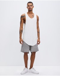 Surrounded By Ghosts - The Andesine Low Crotch French Terry Drawstring Shorts