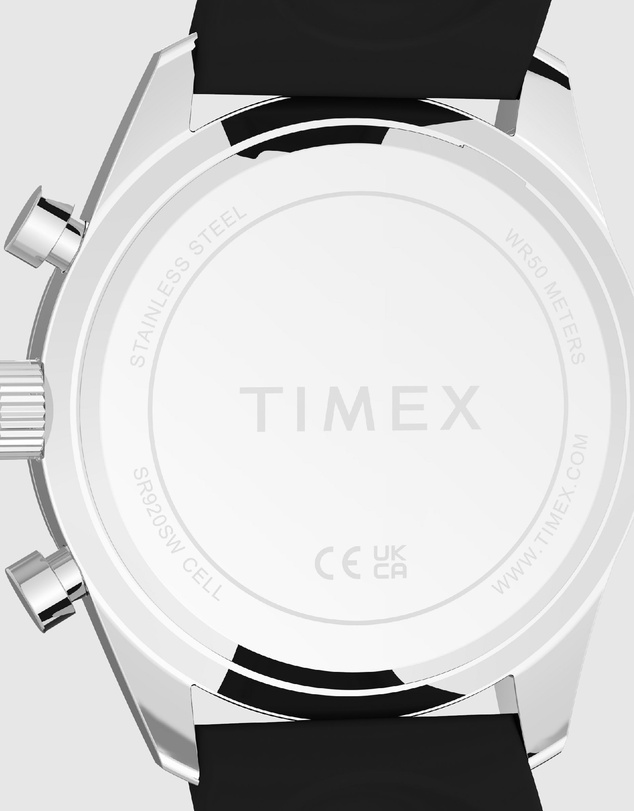 TIMEX - Ridgefield Chronograph 42mm Silicone Strap Watch