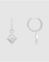 Wanderlust + Co - Ravioli Charm Huggie Earrings