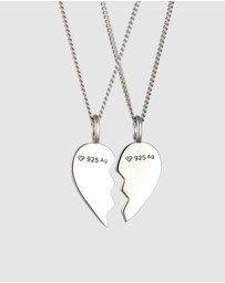 Elli Jewelry - Jewelry Set Heart Valentine 925 Sterling Silver