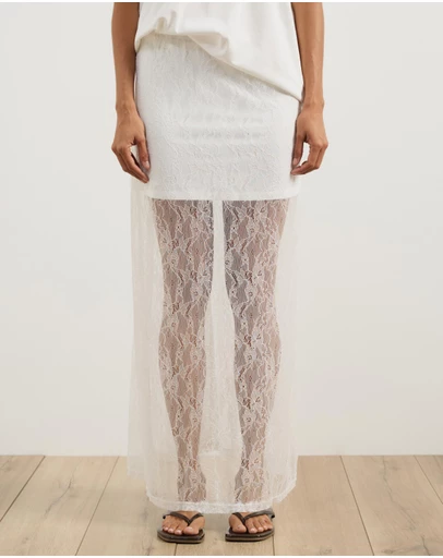 Atmos&Here - Isobel Lace Maxi Skirt