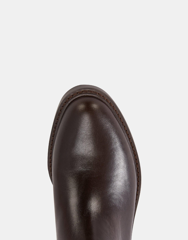 Wittner - Branda Long Boots Mocha Brown Leather