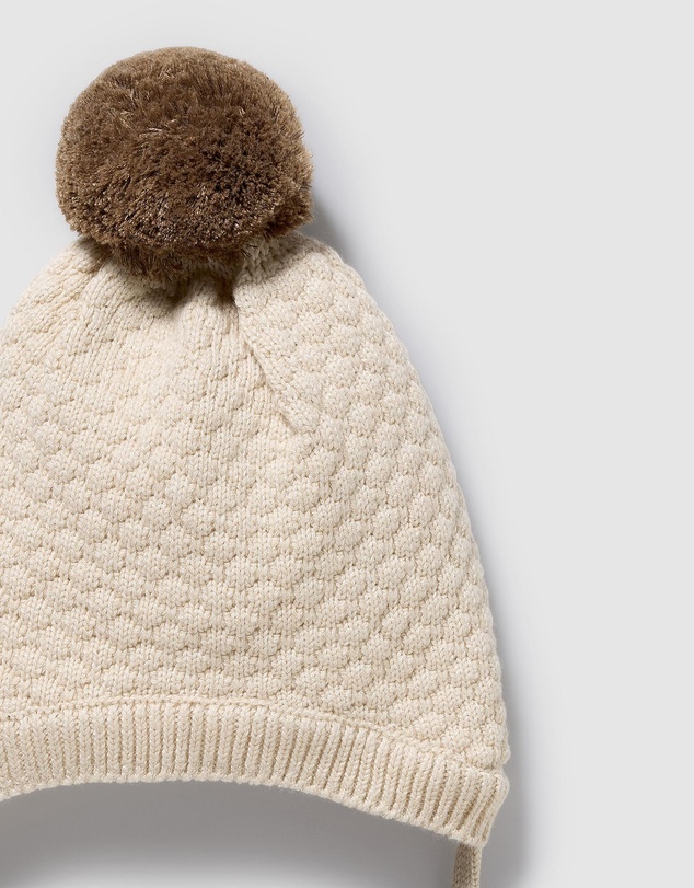 Wilson & Frenchy - Organic Knitted Bubble Bonnet - Babies