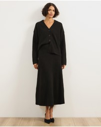 Atmos&Here - Katie Wool Blend Knitted Skirt