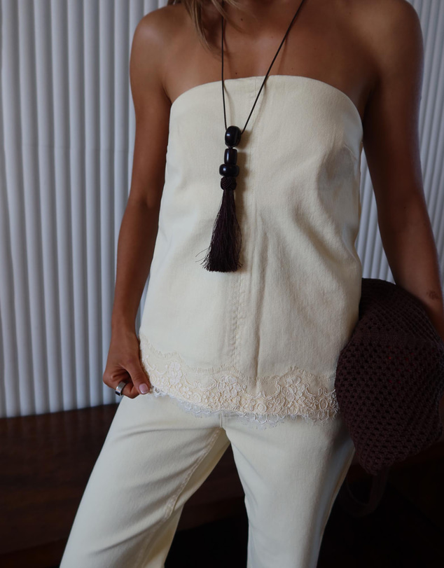 MON RENN - Lacie Denim Top