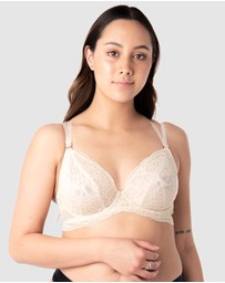 Hotmilk Maternity Lingerie - Heroine Plunge Nursing Bra - Flexiwire