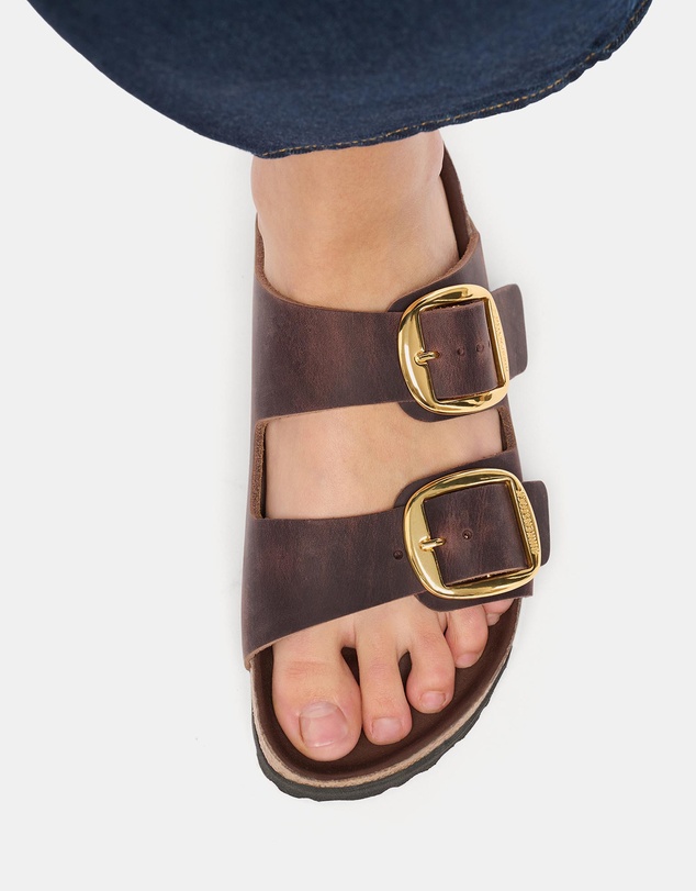 Birkenstock - Arizona Big Buckle Habana Oiled Leather Regular - Women's