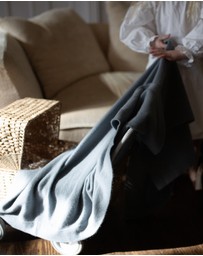 Phile - Cashmere Baby Blanket - Blue