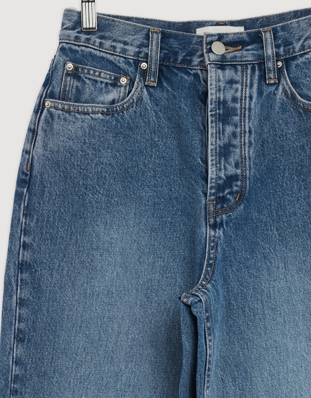 Revibe - Repaired Assembly Label High Rise Straight Jeans - AU 9