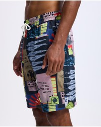 Scotch & Soda - Fave Printed Tencel Regular Fit Bermuda Shorts