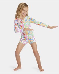 Billabong - Girls 0 to 5 Sun Shift One Piece Shortie Rash Vest