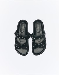 Walnut Melbourne - Paxon Leather Slide