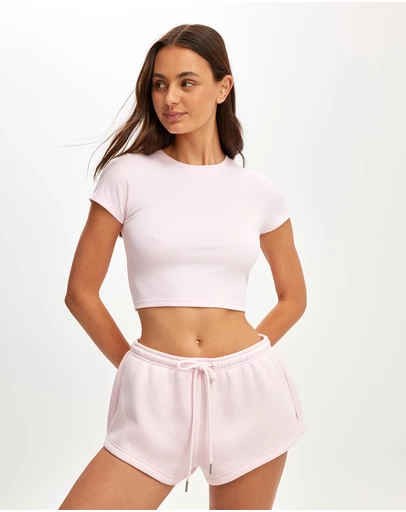 Cotton On Body Active - Ultra Soft Cropped Fitted Tshirt